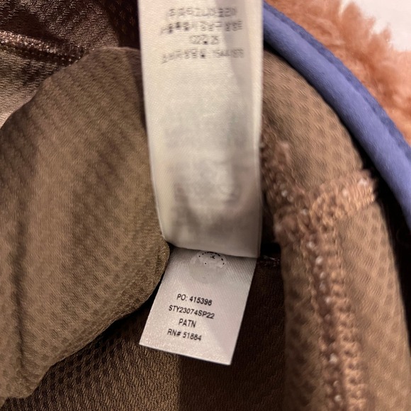 Patagonia Classic Retro-X Jacket Pampas Tan Lavender Pink Sz XS - Picture 9 of 9